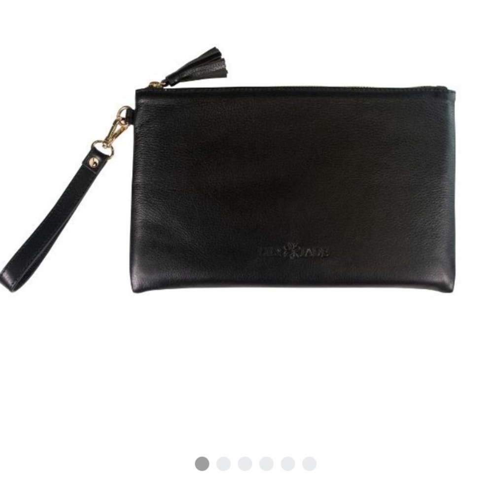 Lily Jade Black Wristlet